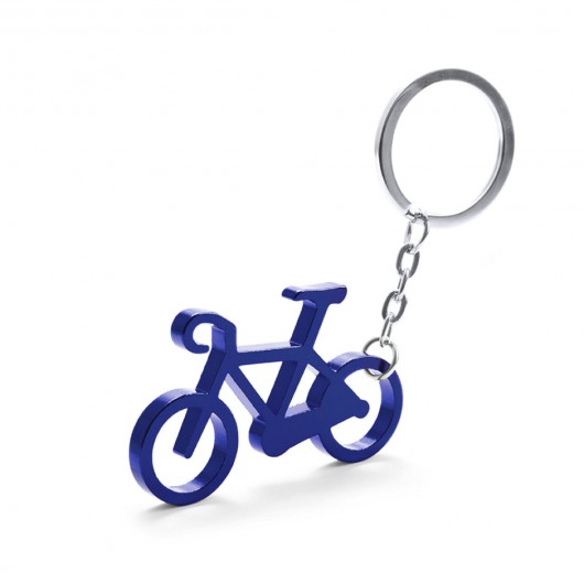 Blue Bicycle Shaped Keyrings